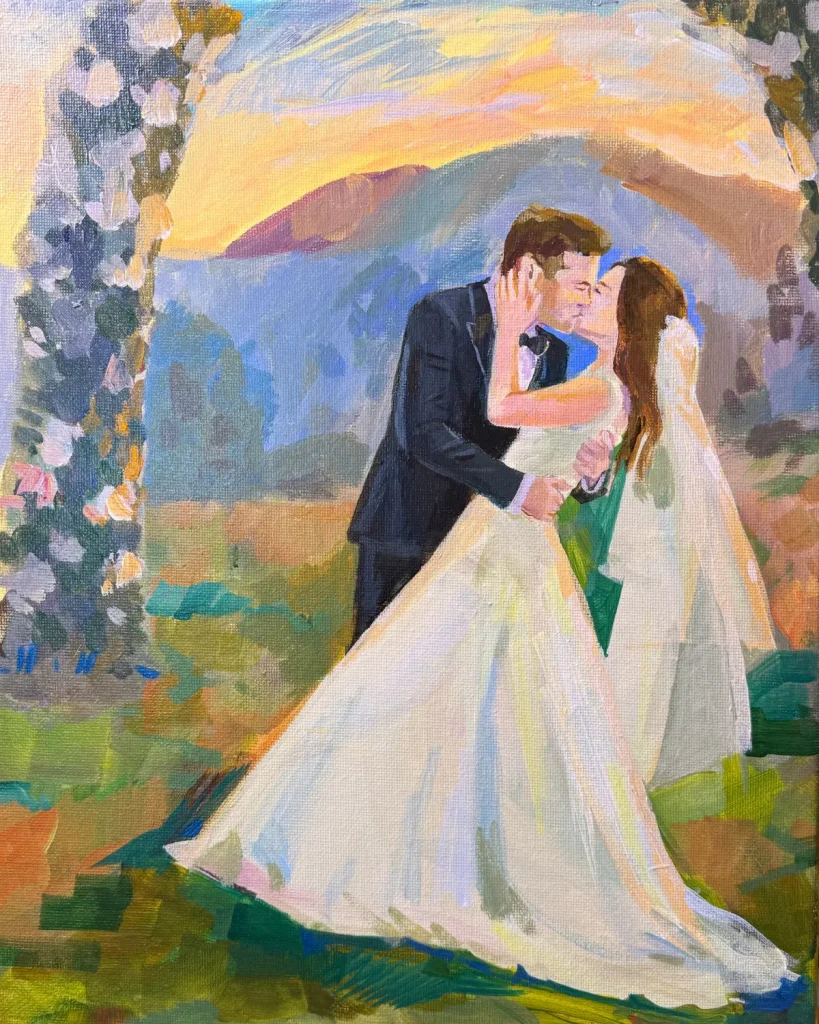 wedding painting malibu