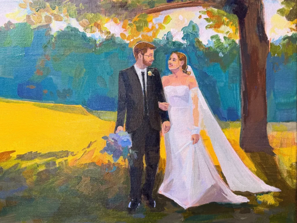 wedding painting pasedona